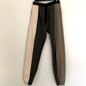 Teddy Fresh Gray Colorblock Sweatpants NWO Tags